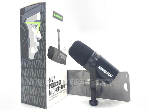 Shure MV7 USB Microphone - main view