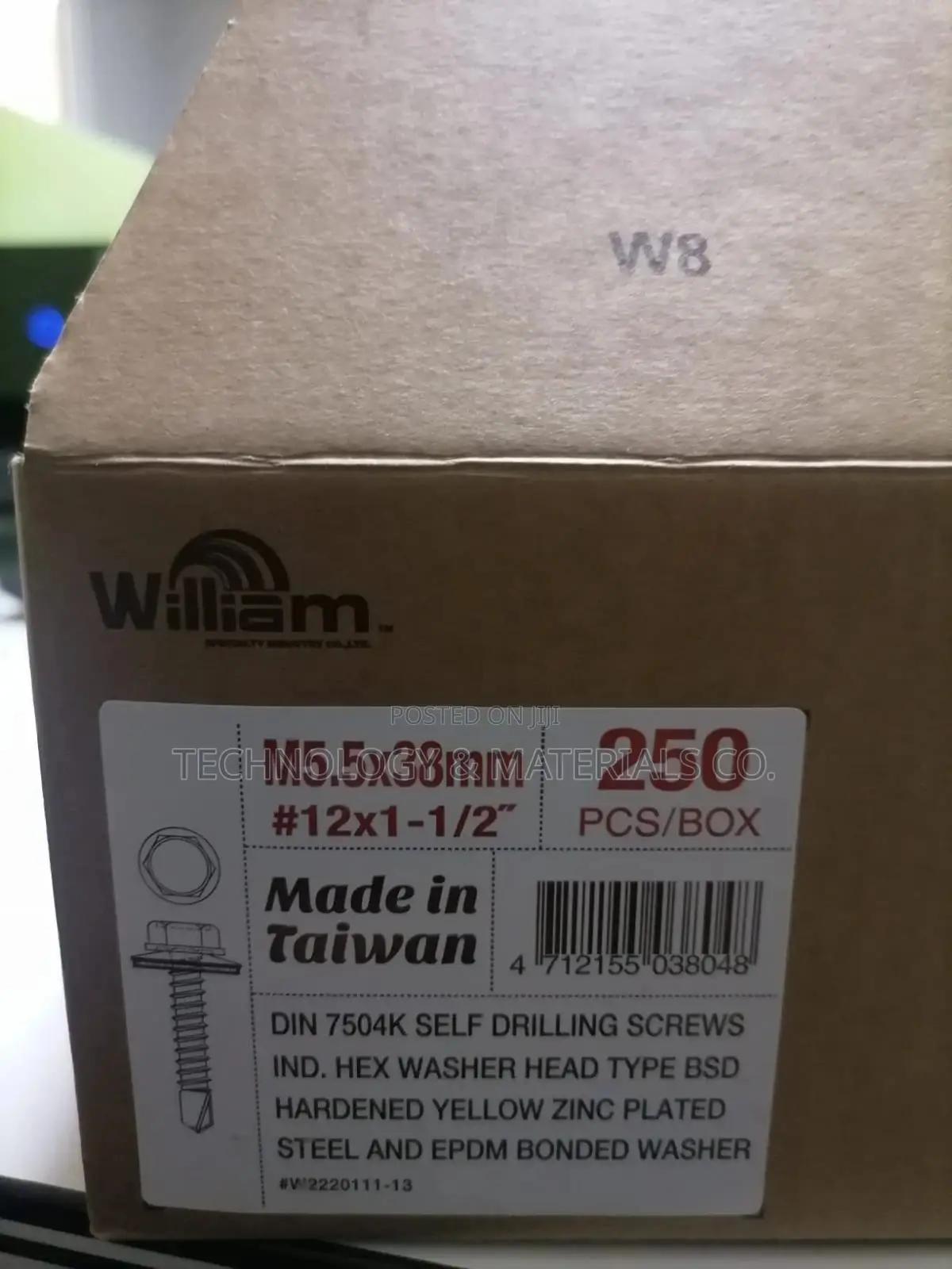 Self Tapping Screw (Greenhouse/Roofing) 38mm