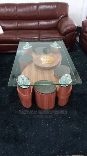 Imported Morden Puff Coffee Tables With Stools