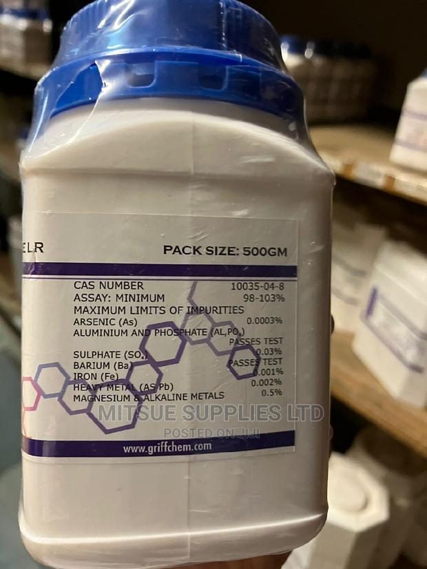 Calcium Chloride Dihydrate LR 500g Griffchem - thumbnail 3