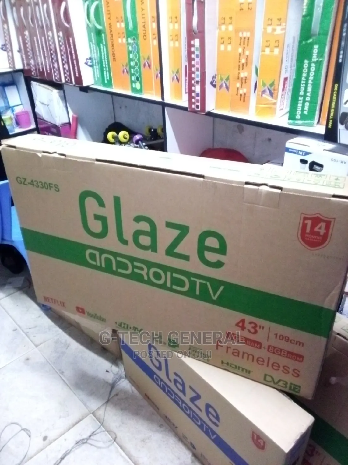 Glaze 43 Inches Smart Android Digital Tv.