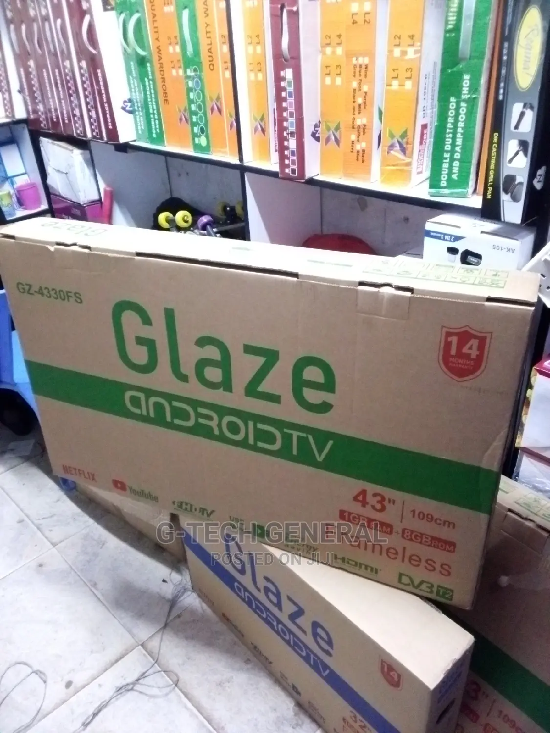 Glaze 43 Inches Smart Android Digital Tv.