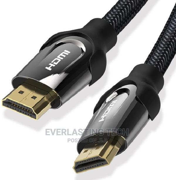 Vention Nylon Braided HDMI Cable 8M Black Metal Type