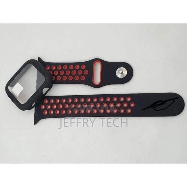 Silicon Strap Replacement Case 2 in 1 for Apple Watch 44mm - thumbnail 3