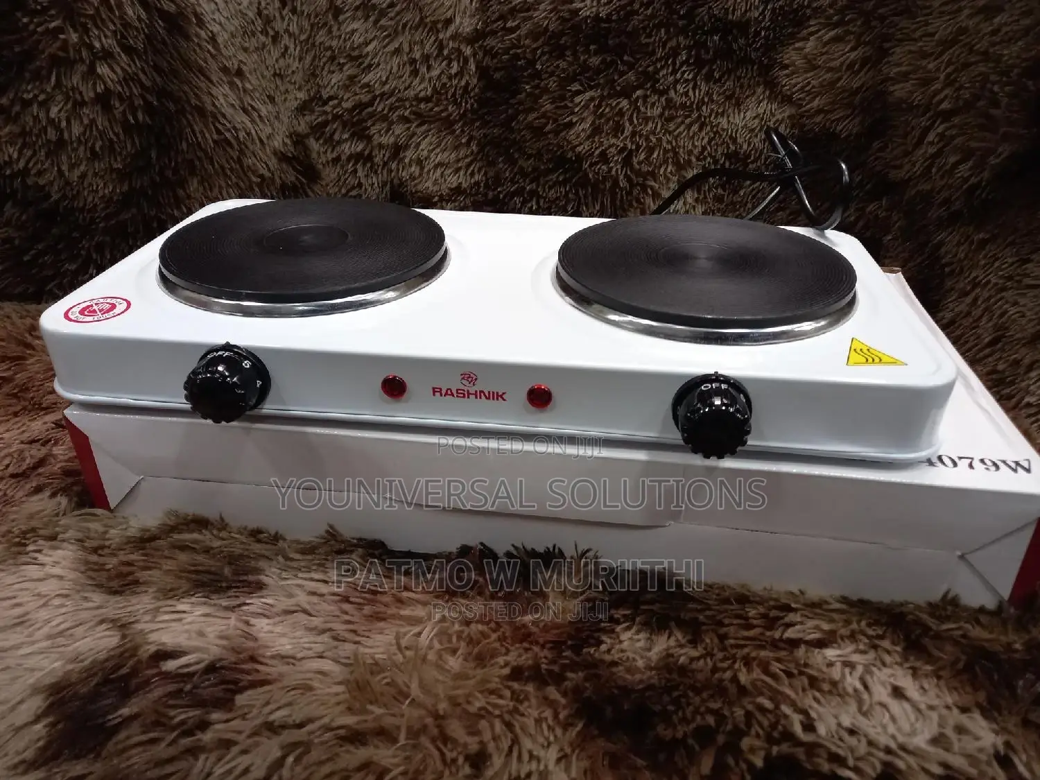Double Hot Plate Burner Cooker.
