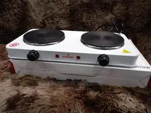 Double Hot Plate Burner Cooker.