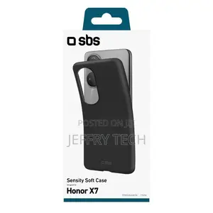 Honor X7 Case Slim Soft Silicone Gel Cover - Matte Black