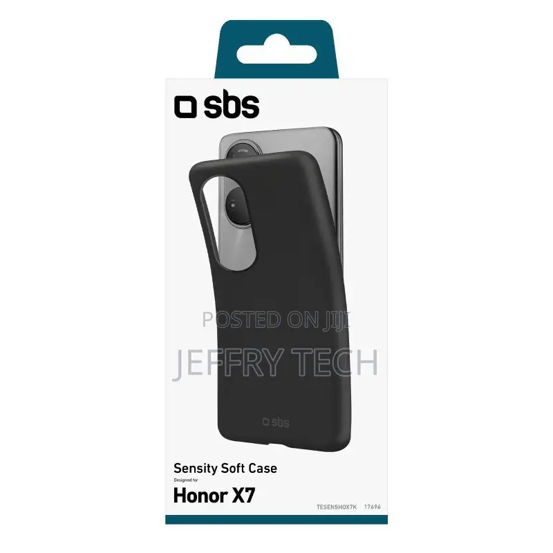 Honor X7 Case Slim Soft Silicone Gel Cover - Matte Black