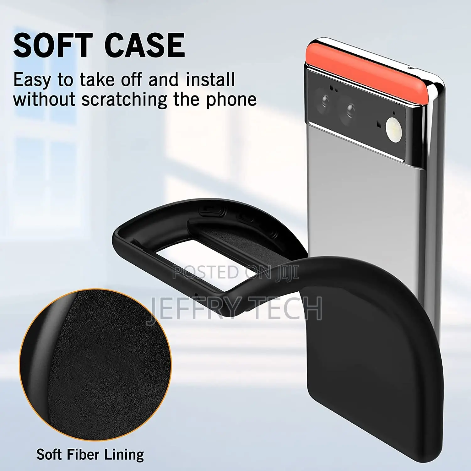 Google Pixel 6 Silicon Case, Liquid Silicon Cover Gel Rubber