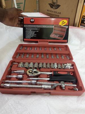 Generic 46pcs Tool Box Car Motorcycle Repair Set Hand - thumbnail 2