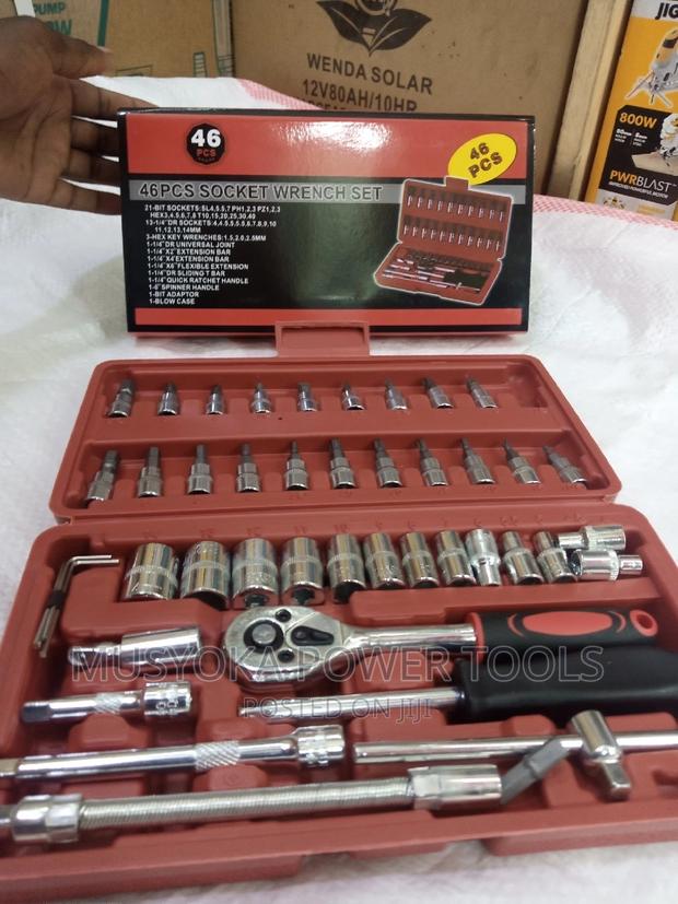 Generic 46pcs Tool Box Car Motorcycle Repair Set Hand - thumbnail 3