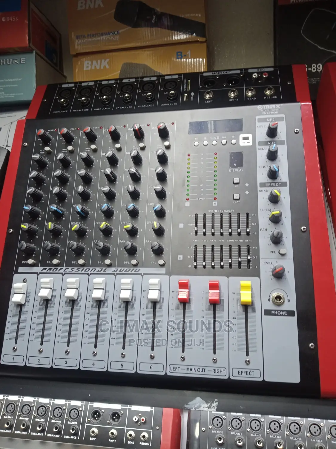 Max 6 Channels Powered Mixers in Nairobi Central Audio & Music