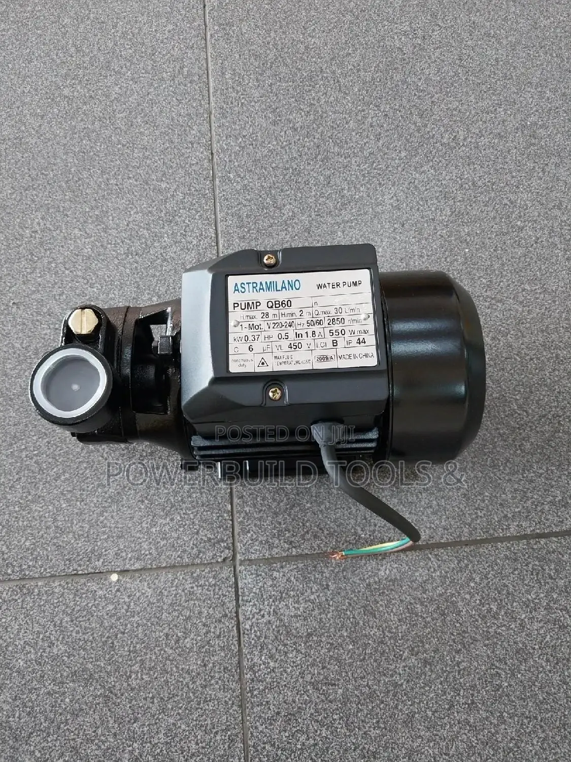 Astramilano 0.5hp Booster Pump