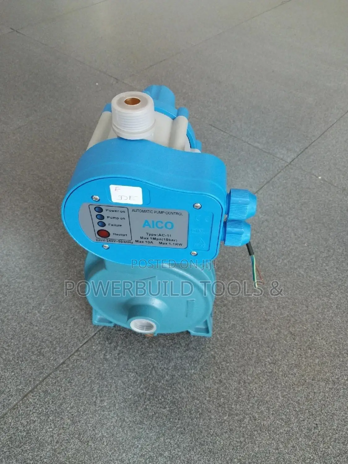 Aico 1hp With Automatic Pressure Control