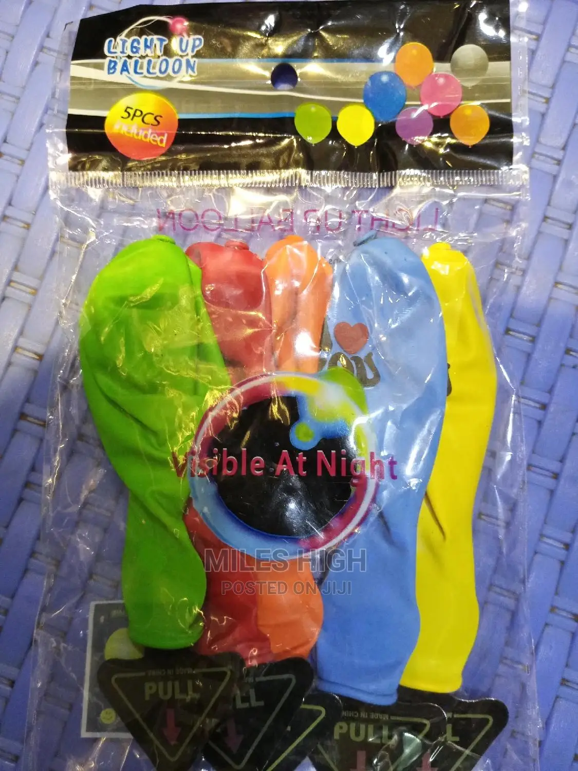 Light Up Balloons 5 Pcs
