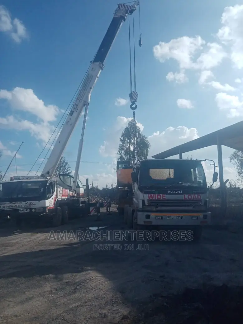 Containers Cranes Forklift Lowloaders
