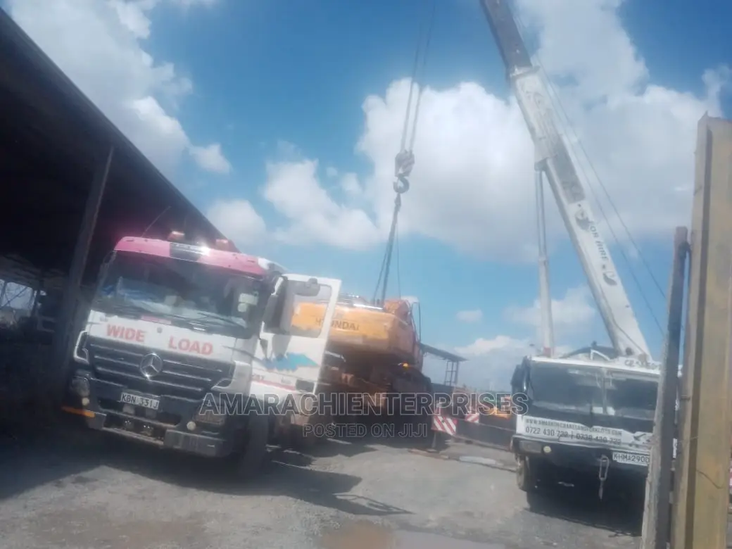 Containers Cranes Forklift Lowloaders