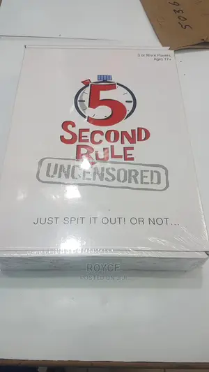 5 Second Rule Card Game