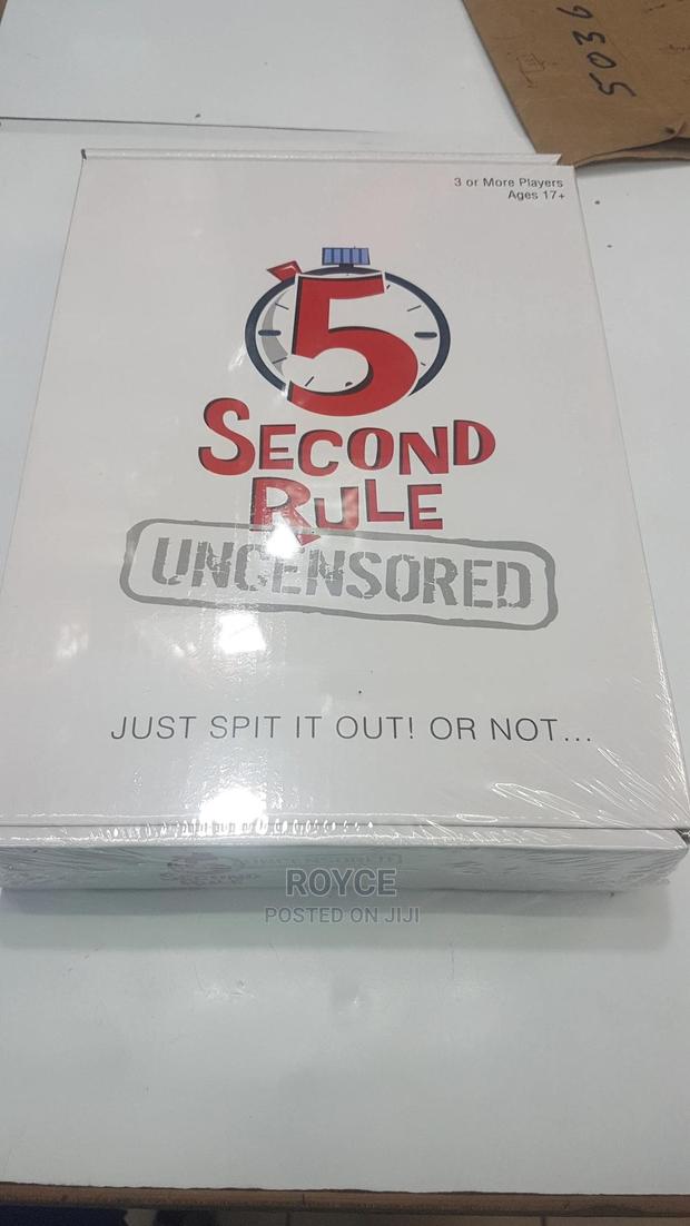5 Second Rule Card Game - main view
