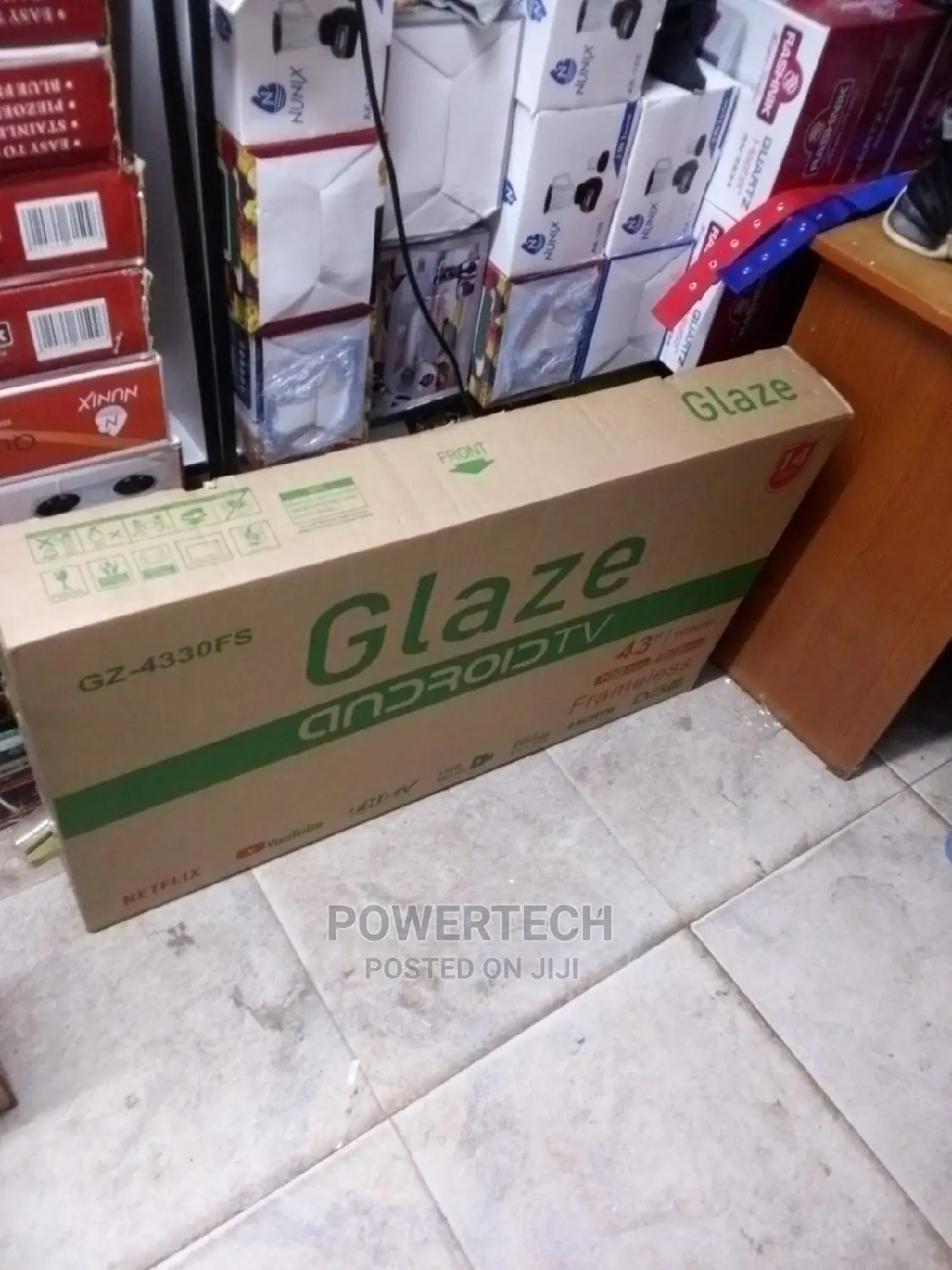 Glaze 43 Inches Smart Android Tv Frameless;;