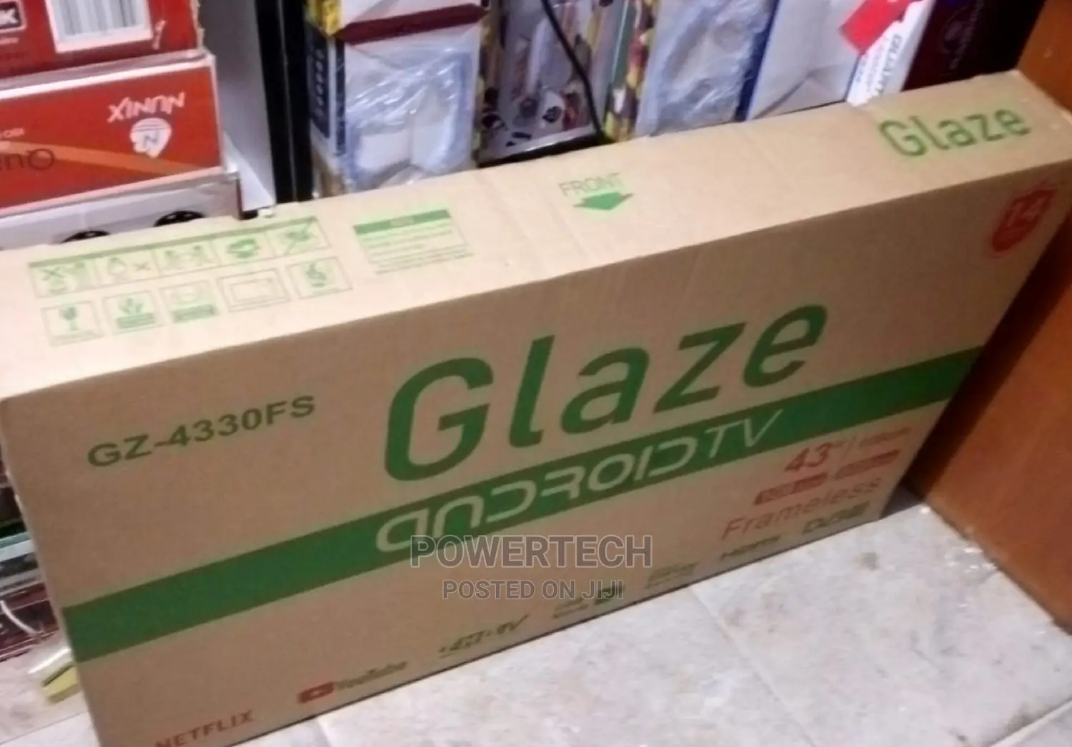 Glaze 43 Inches Smart Android Tv Frameless√