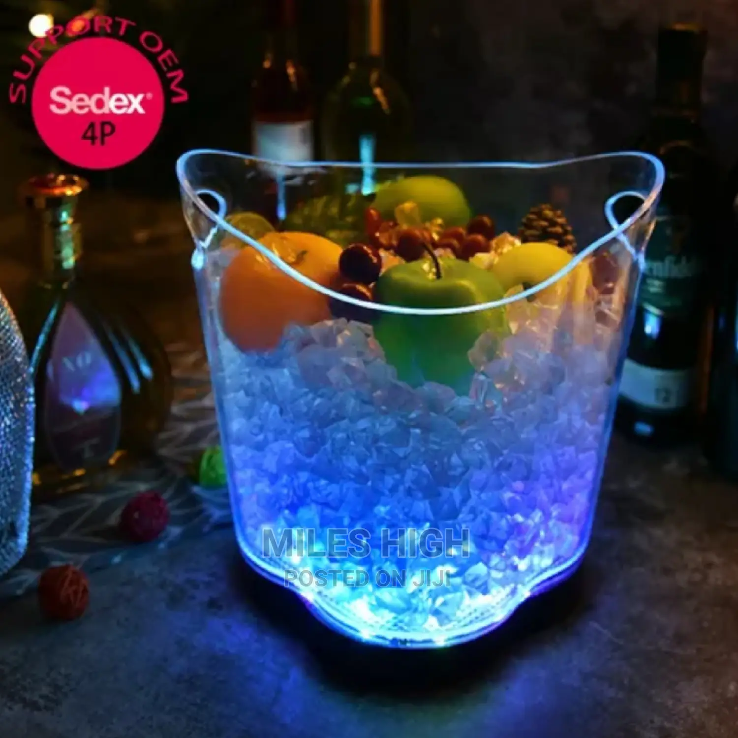 RGB LED Lights Ice Buckets 5L