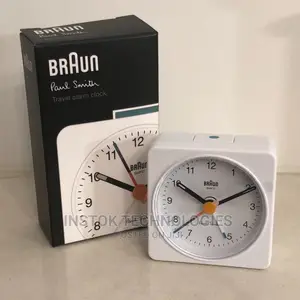 Braun Bc02x Classic Analogue Travel Alarm Clock