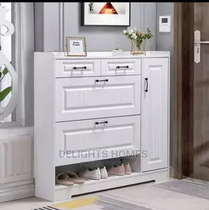Bucket Flip Shoe Rack With Side Door*