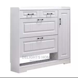 Bucket Flip Shoe Rack With Side Door*
