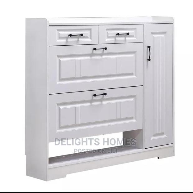 Bucket Flip Shoe Rack With Side Door* - thumbnail 3