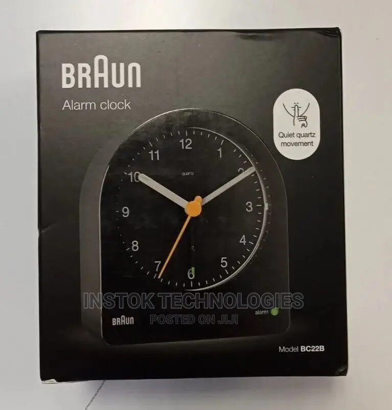 Braun Bc22 Classic Analogue Alarm Clock Black in Nairobi Central