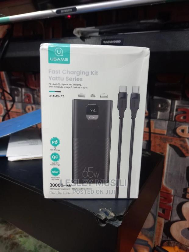 Usams Powerbank 30000mah 65W - thumbnail 3