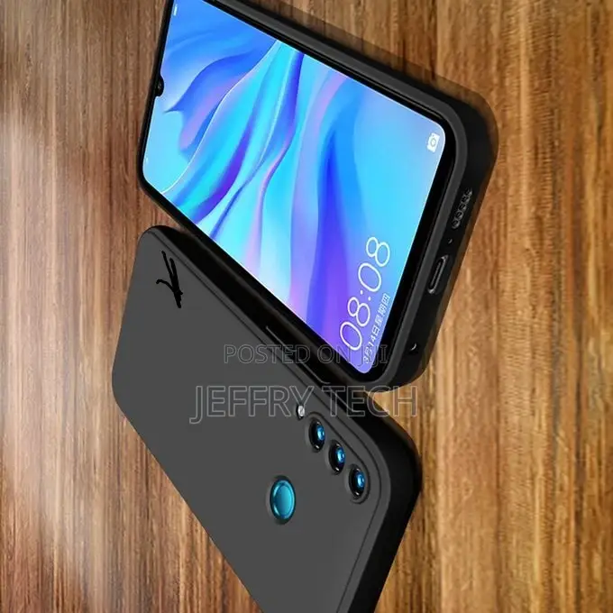Huawei P30 Lite Silicone Case, Slim Silicone Rubber Shockpro