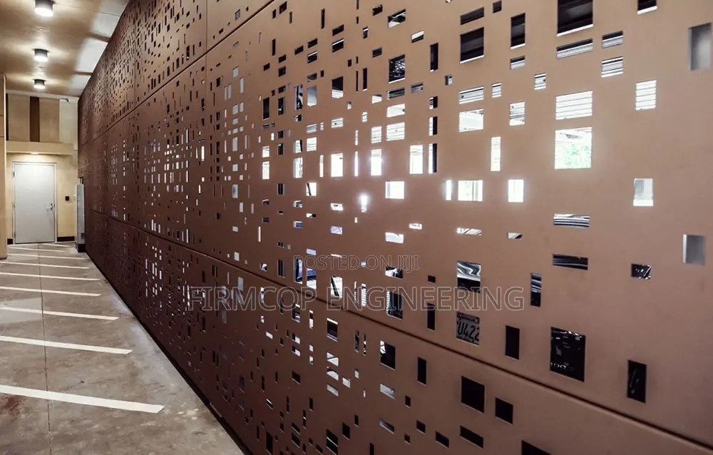 CNC Wallscreen, Mechanical Screen, Blade Post Fence