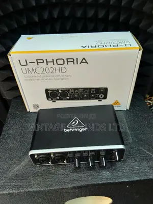 Behringer Umc 202 Usb Studio Soundcard/ Audio Interface