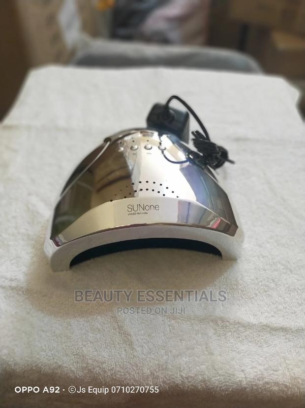 Sunone Gel Lamp Silver - main view