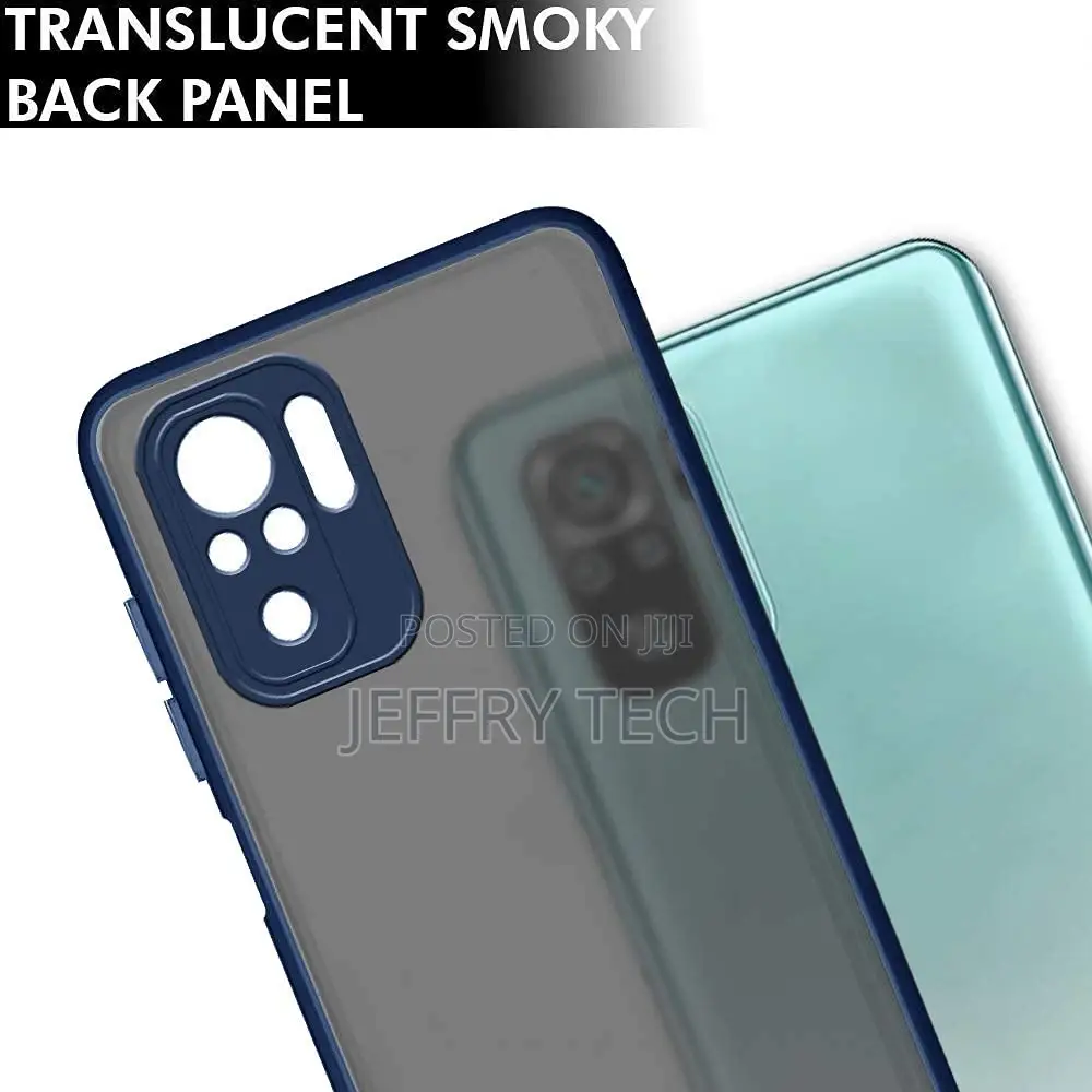 Back Cover for Xiaomi Redmi Note 10/ 10s ( Poly Carbonate|Bl