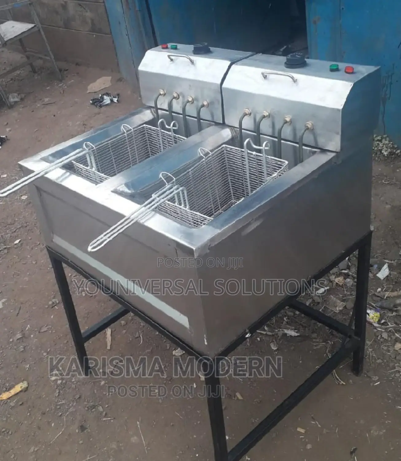 20 Litres Commercial Double Deep Fryer.