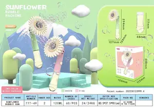 Sunflower and Angel Hummer Bubble Toy