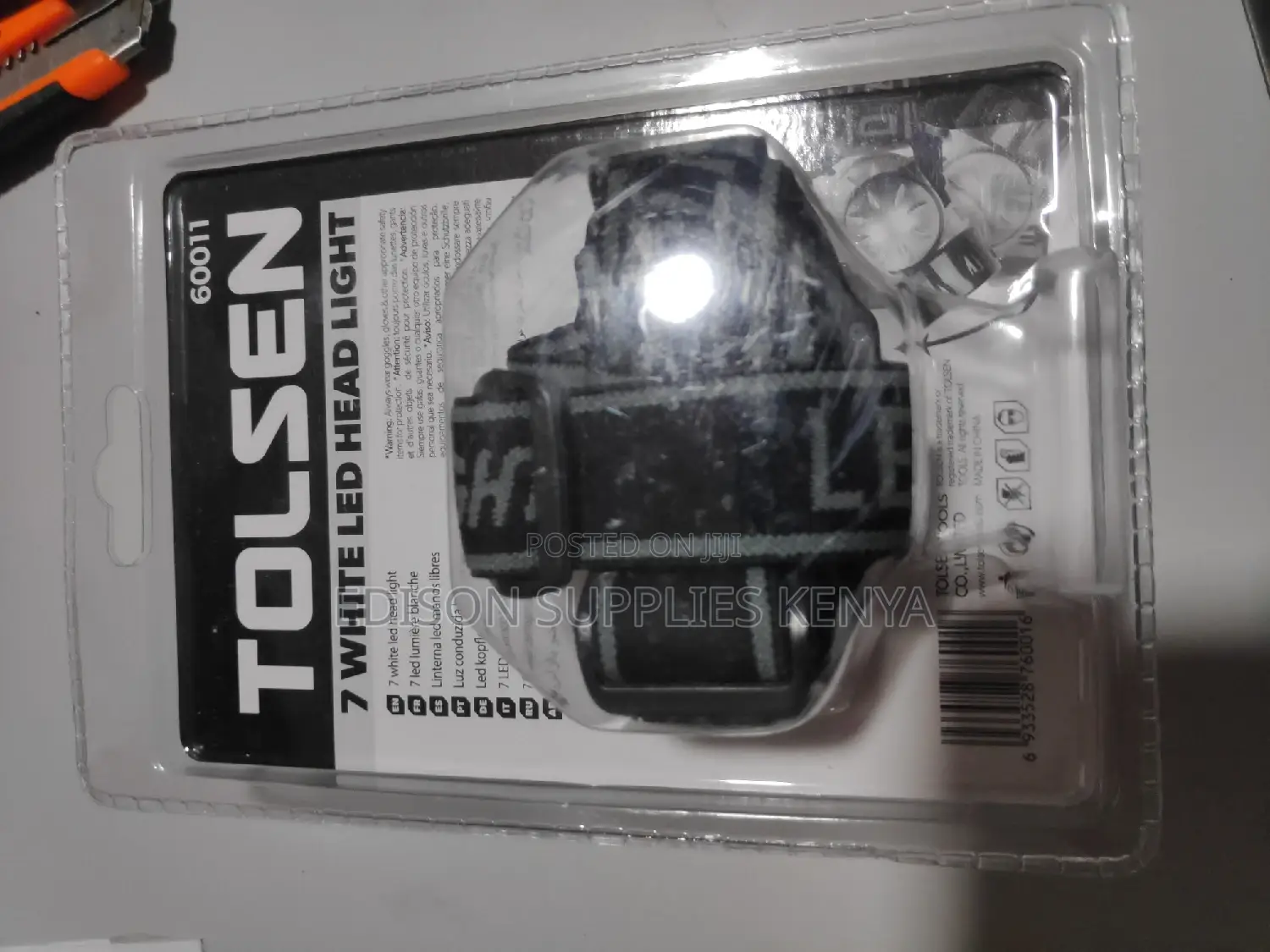 Tolsen Head Lamp Headlamp Head Light LED Torch