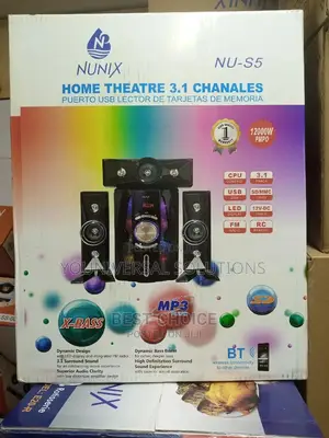 Nunix S5 Multimedia Speaker System Subwoofer.