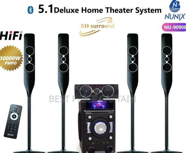 5.1ch Nunix 9090B Deluxe Home Theater System.