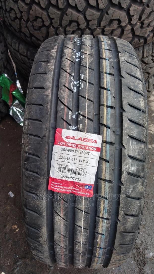 225/45 R 17 Lassa Made in Turkey by Bridgestone Company.
