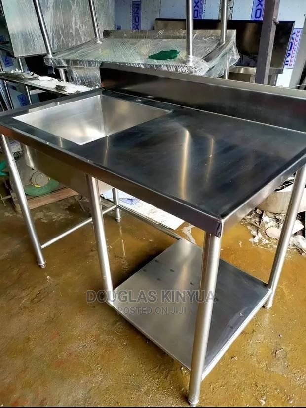 Stainless Single Bowl Washing Sink