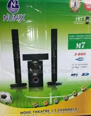 Brand New 3.1ch Nunix M7 Woofer Multimedia Speaker.