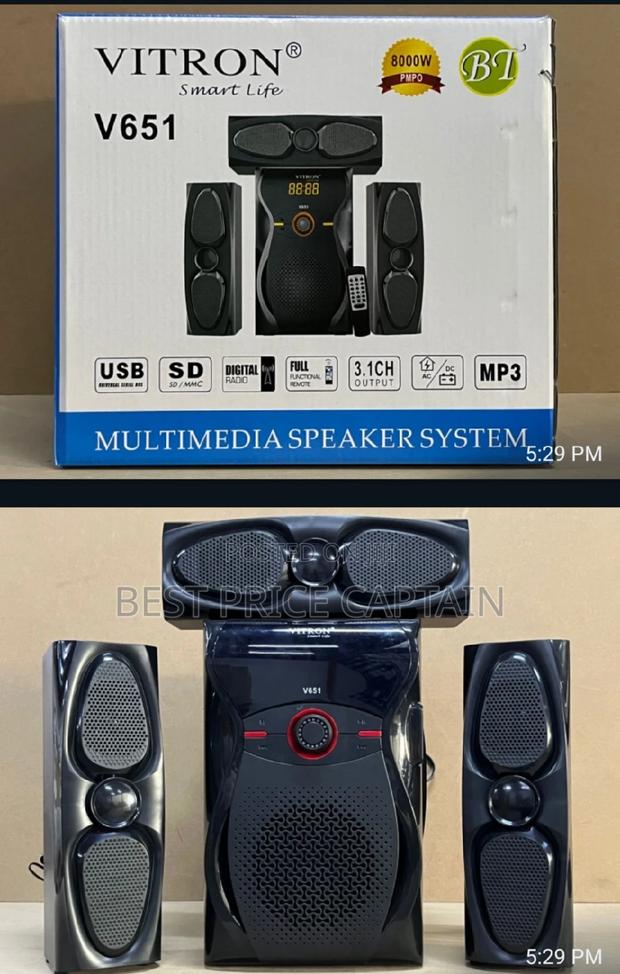 Vitron V651 Multimedia Speaker System Subwoofer.