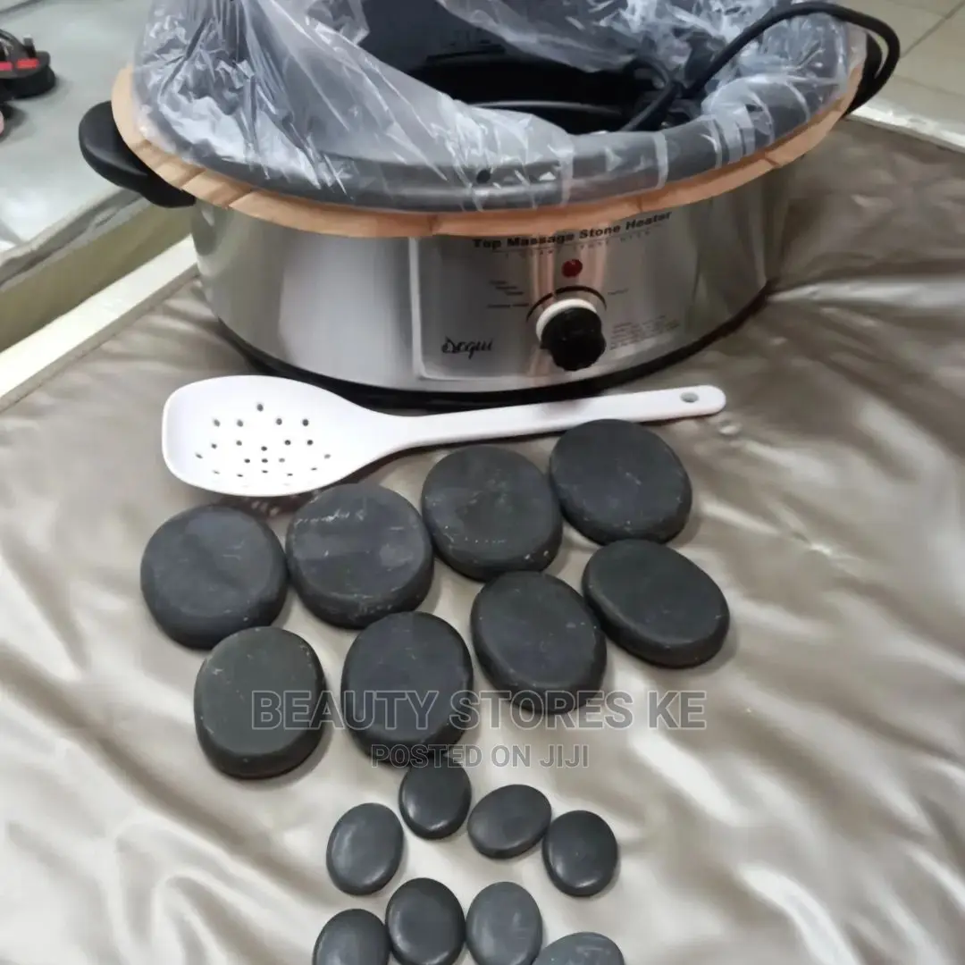 Hot Stone Massage Heater With 16pcs Stones