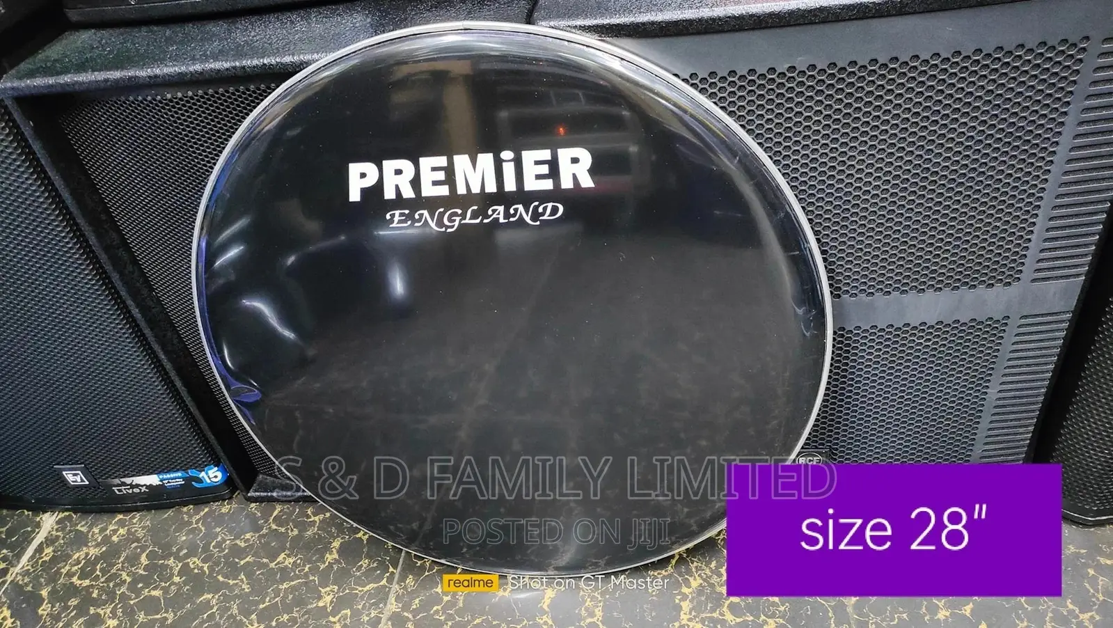 Premier 28 Inch Matching Drum Skin