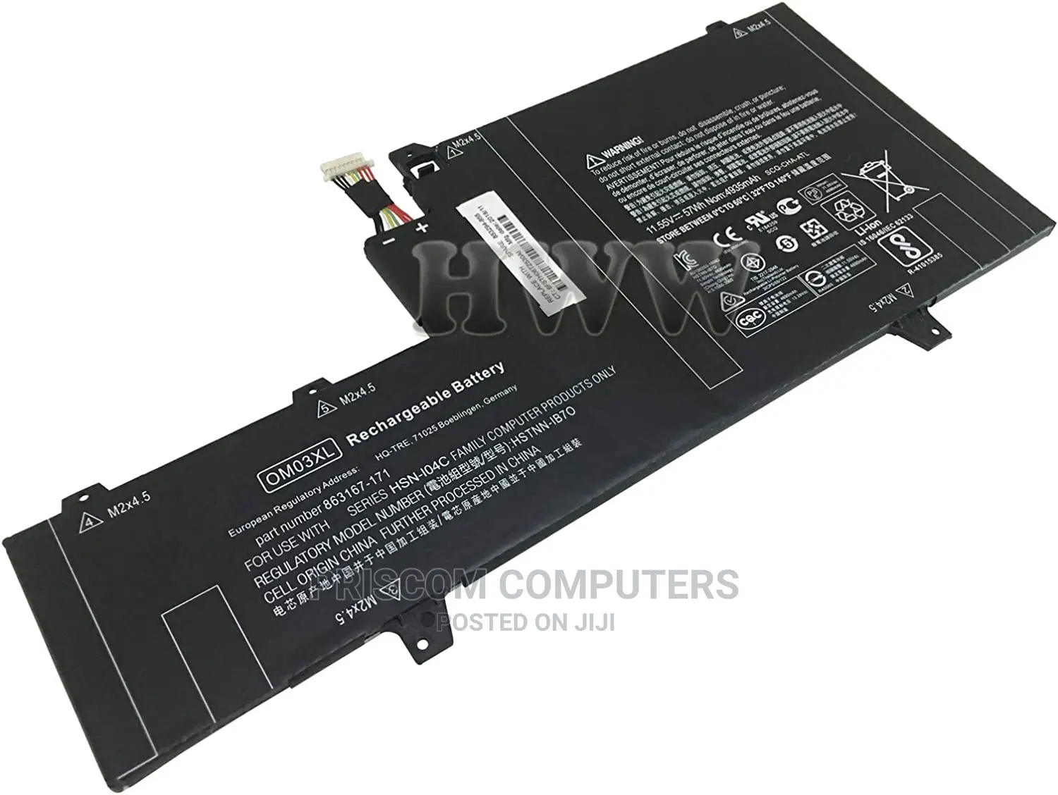 63280-855 HP NEW Genuine Battery for Hp Elitebook X360 1030
