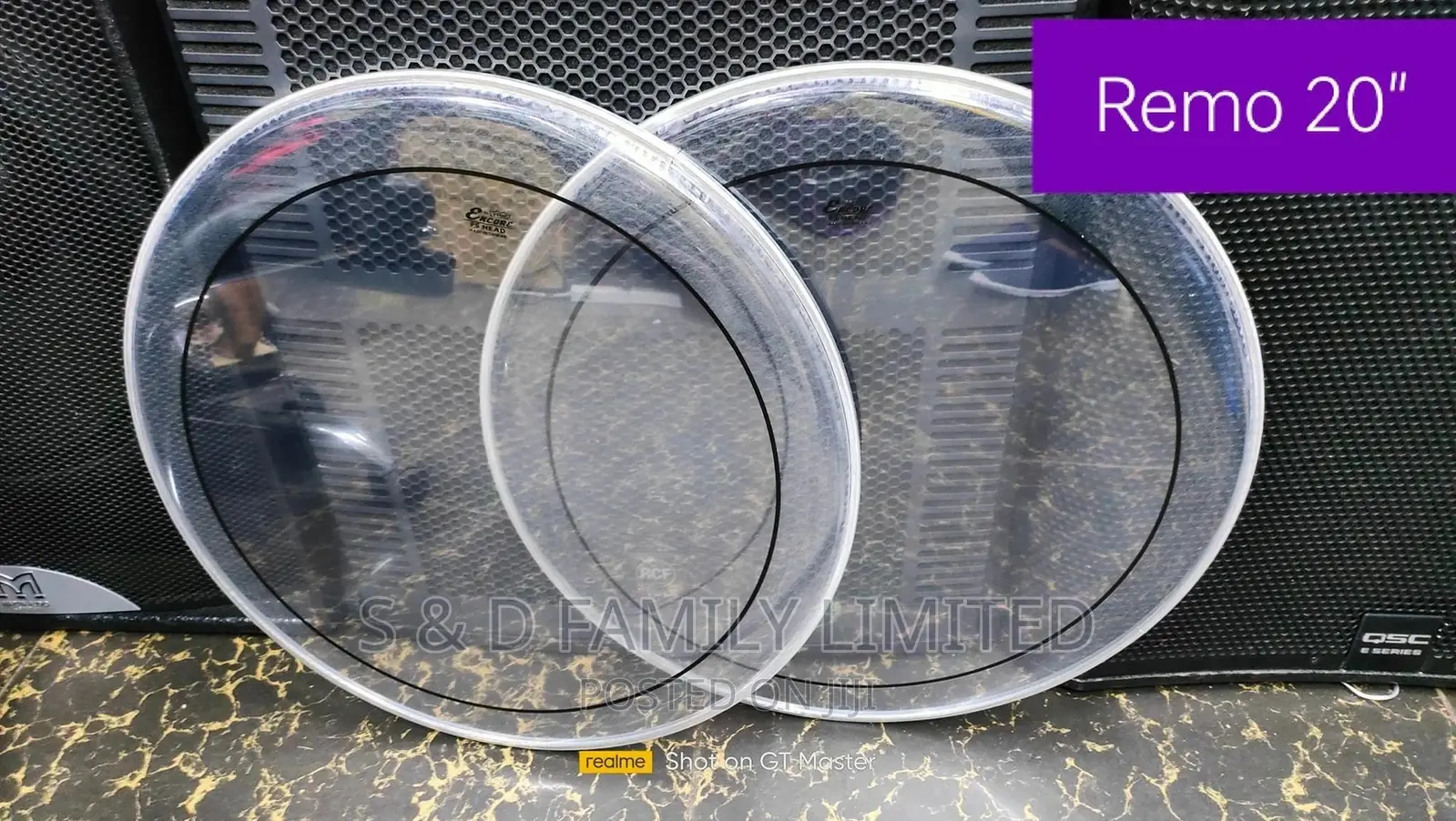 Remo 20 Inch Clear Bass Drum Skin